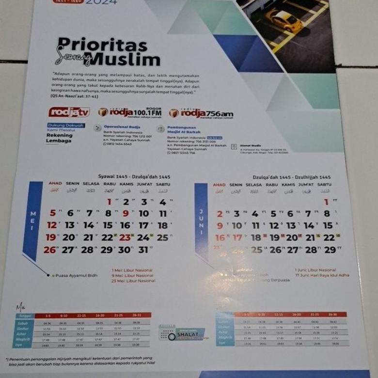 

[ZZR] KALENDER DINDING RADIO RODJA TAHUN 2024 M LARIS