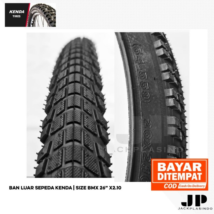 BAN LUAR SEPEDA 26 X 2.10 MERK KENDA TIRES - BMX 26" BMX MINION SELI ORIGINAL