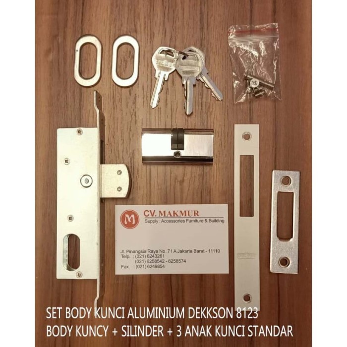 Kunci Pintu Aluminium Swing Kc 8123 Untuk Frame Kecil