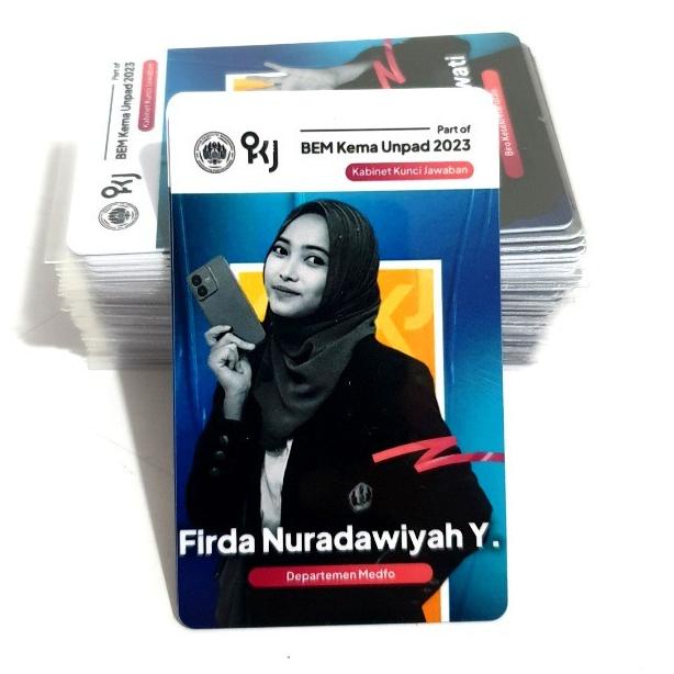 

Cetak ID Card/kartu Anggota/ Kartu Pelajar Bahan PVC Anti Luntur