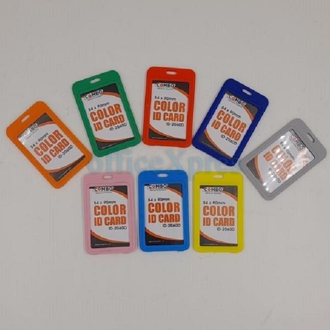 

Tempat Kartu / ID Card Case 2 sisi / Casing ID / Name Tag Transparant