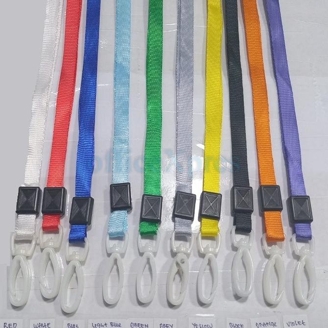 

Gantungan ID Card / Tali Badge ID Nylon Hook Plastik Spring Combo