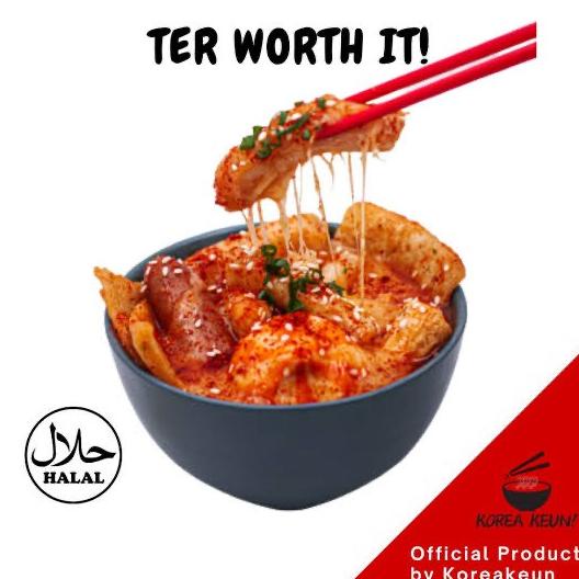 

Promo 12.12 Topokki Koreakeun Teokbokki|Topokki Spicy Topokki Halal Instan Food Cod