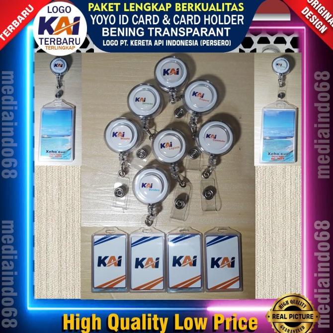 

YOYO ID CARD TRANSPARAN-NAMETAG LOGO PT KAI (Persero)