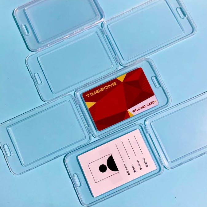 

TEMPAT ID CARD BENING TRANSPARAN, 2 SISI New