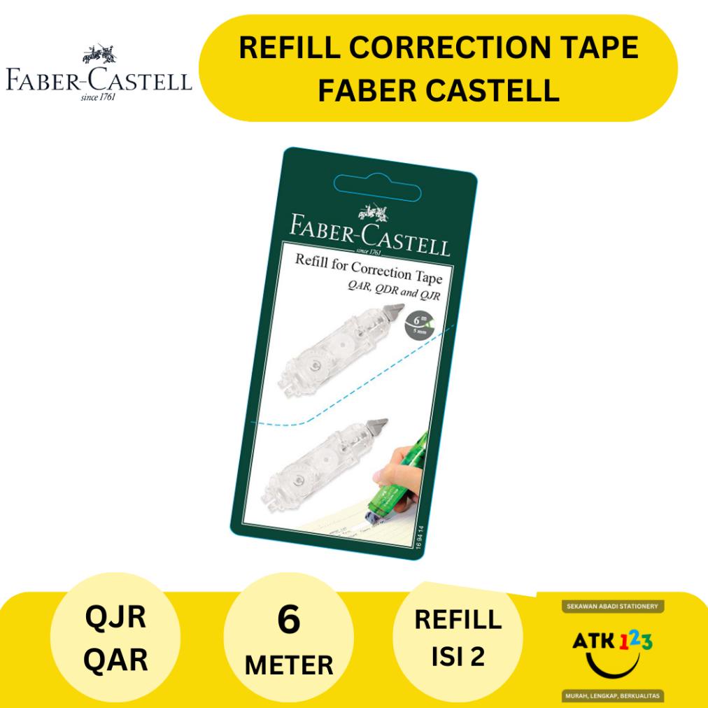 

Miliki Refill Correction Tape / Tip Ex Kertas Faber Castell QJR QAR ( Isi 2 ) ,,
