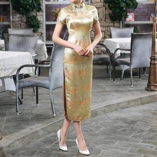 Ferline Cheongsam Elegant Dress Chinese Lunar Imlek Baju Wanita Mrw