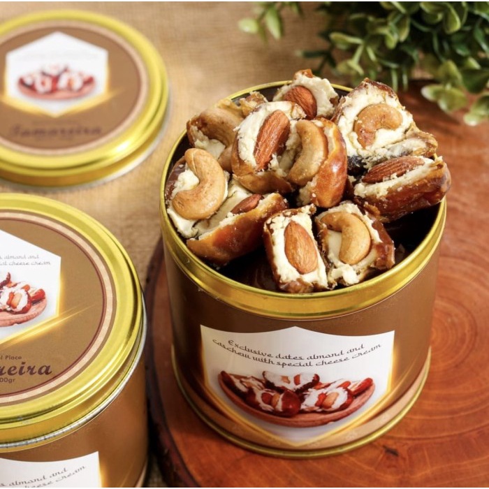 

Baru ! Kurma Almond Madu Yaman Tamareira kini ada varian kacang mede