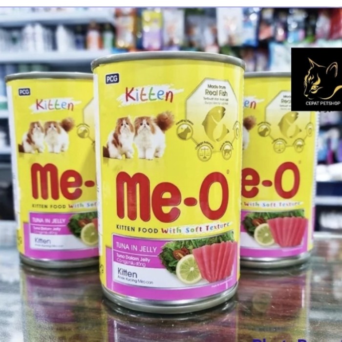 

Meo Kaleng Kitten Tuna 400gr (paket 12 kaleng)