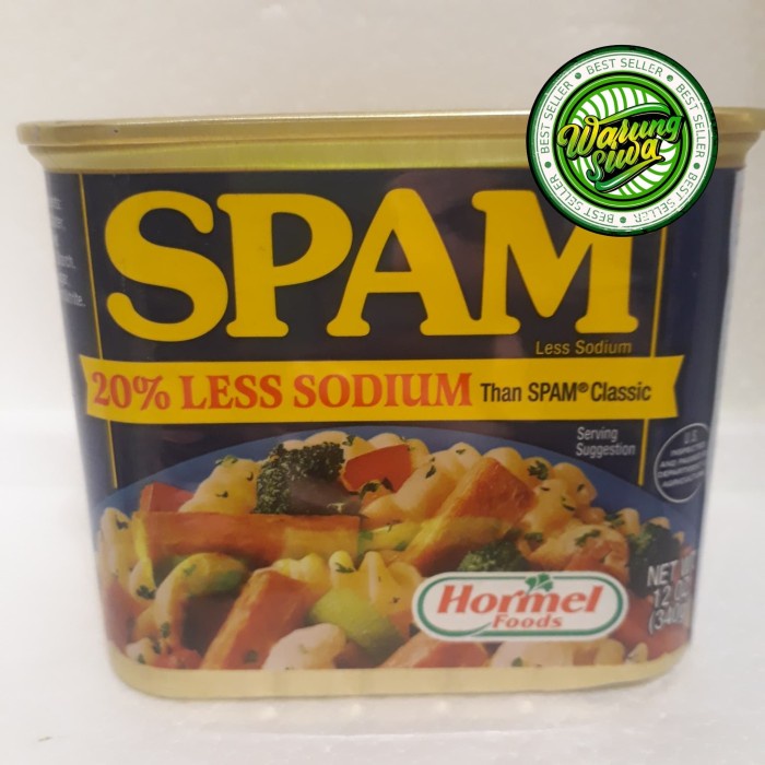 

hormel spam lunche0n 20% less sodium 340 gram