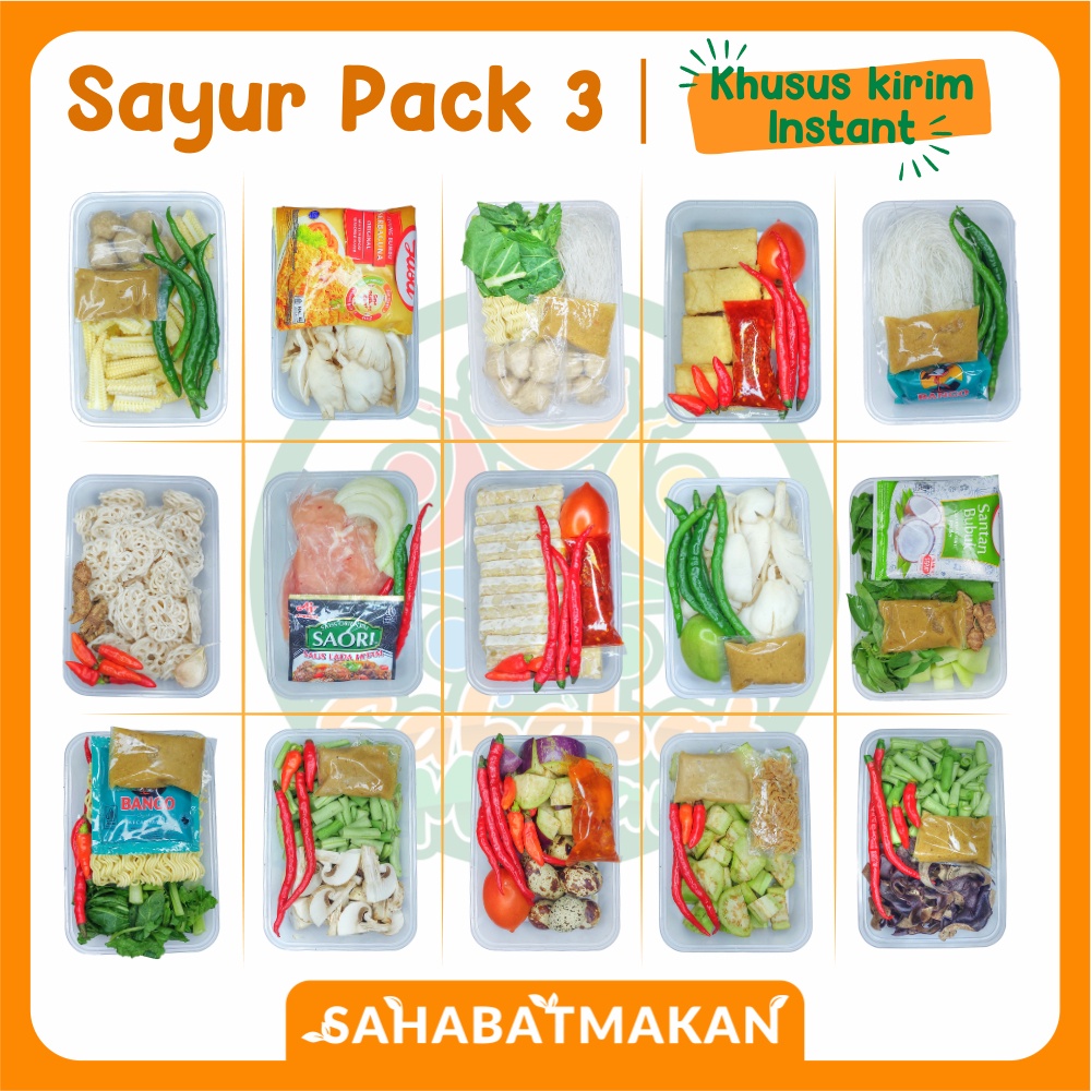 

[Khusus Instant] Sayur Pack / Prep / Instant. Murah Dan Praktis #3 Â€” Sahabat Makan Sayur Jogja