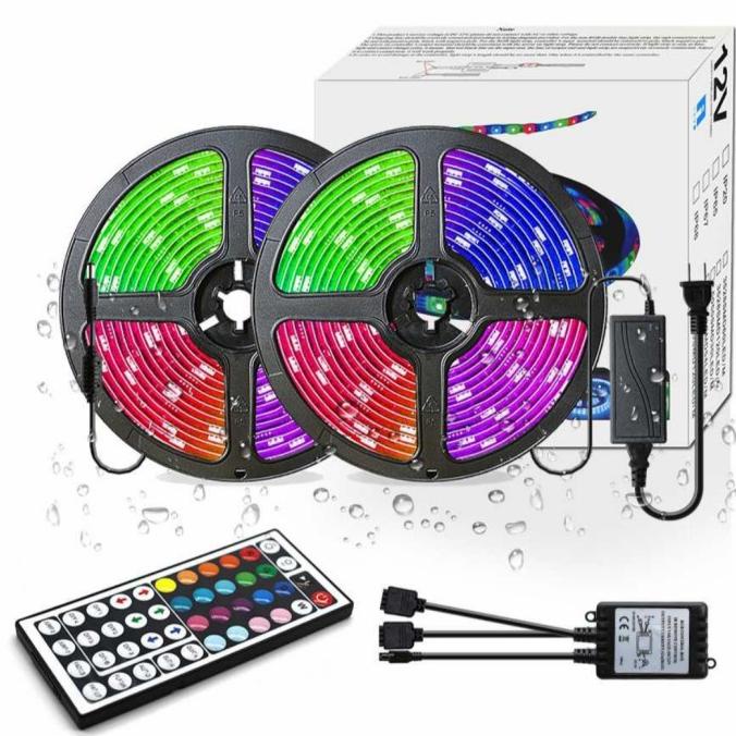 lampu dekorasi warna warni led rgb natal hias taman