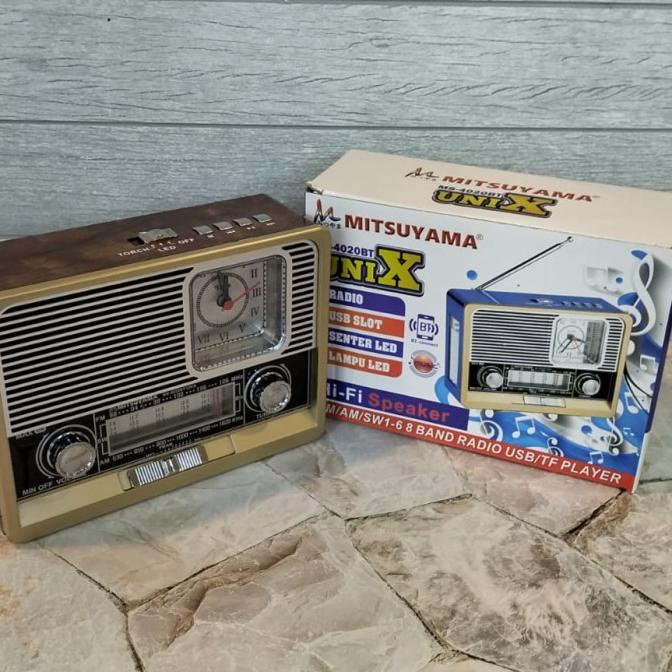 RADIO KLASIK MITSUYAMA MS-4020BT TIPE UNIX