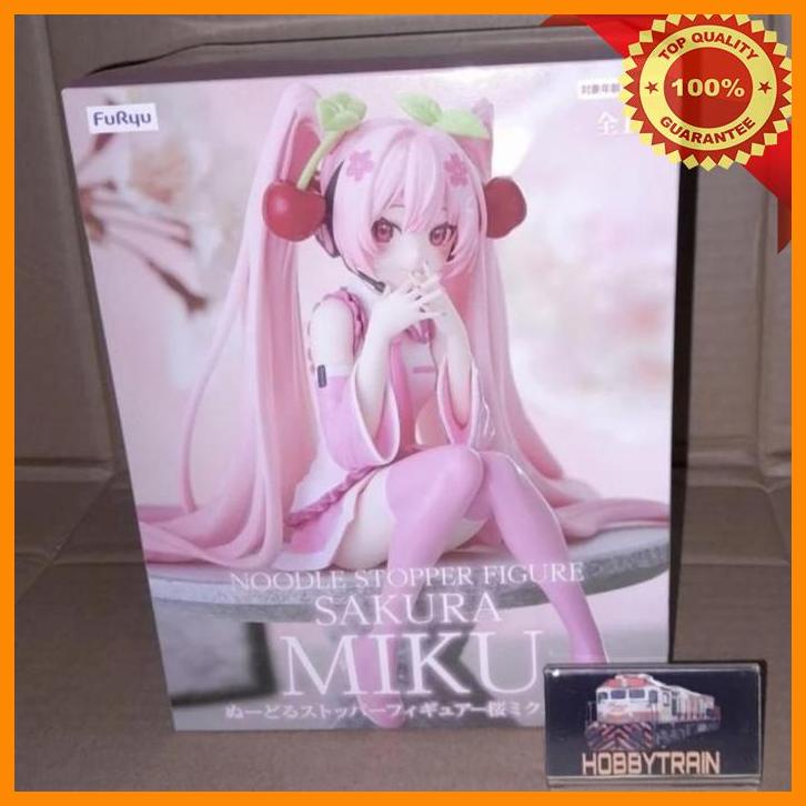 (hbtr) furyu noodle stopper figure sakura miku figure