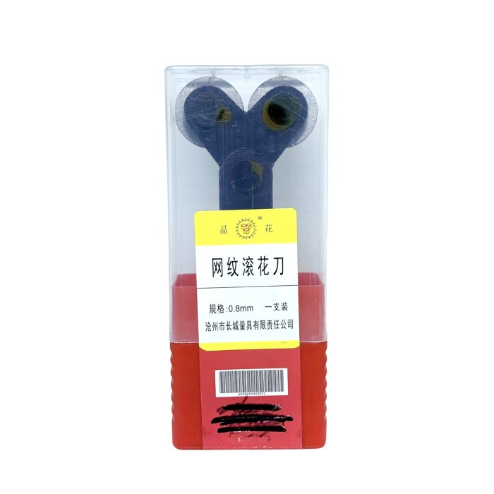 Kartel Knurling pitch 0.8 mm 2 roda baru