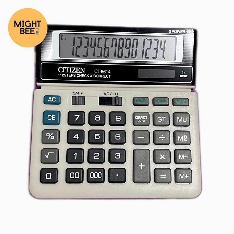 

TERMURAH Kalkulator Citizen CT 8614 - Kalkulator Dagang / Kantor - Kalkulator 14 Digit SALE