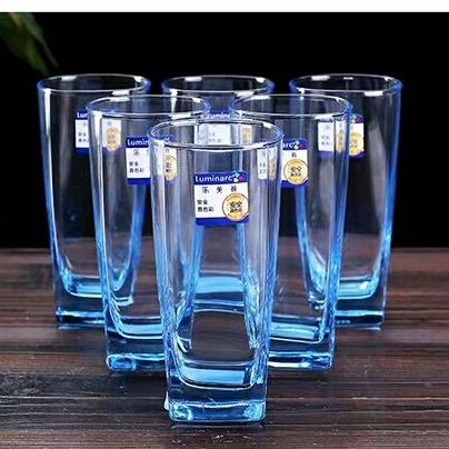 MILIKI 1 SET ISI 6 PCS LUMINARC STERLING BLUE/GELAS LUMINARC/GELAS KACA/GELAS TERMURAH