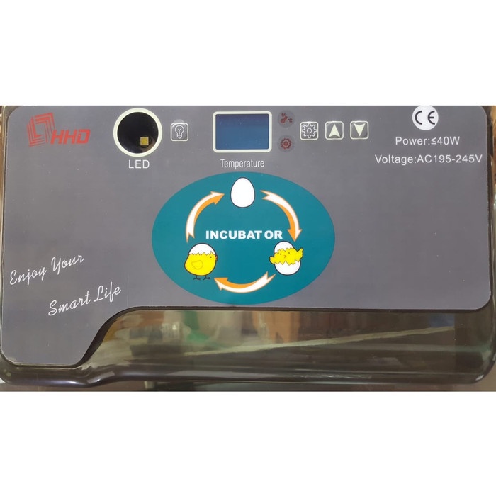 12 Egg Incubator Penetas Telur Hhd 12 Full Automatis