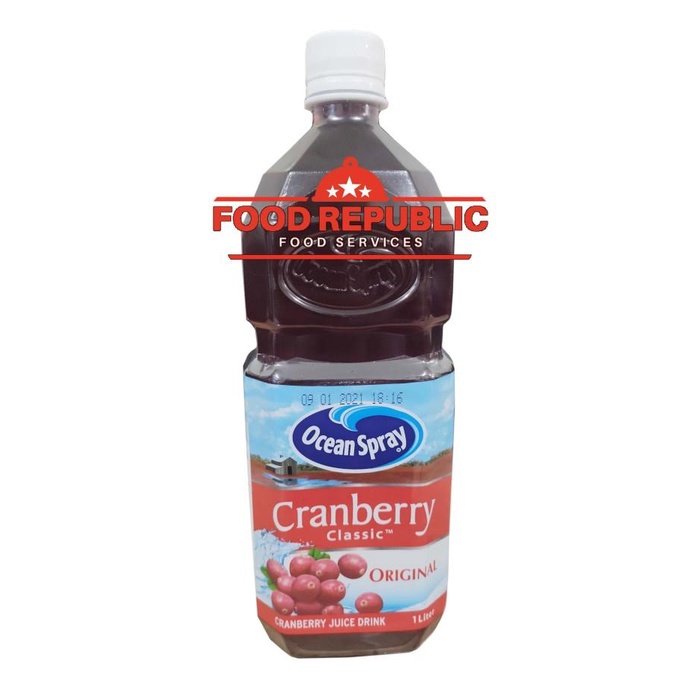 

OCEAN SPRAY CRANBERRY JUICE 1 LITER - JUS CRANBERI ORIGINAL IMPORT Best Seller