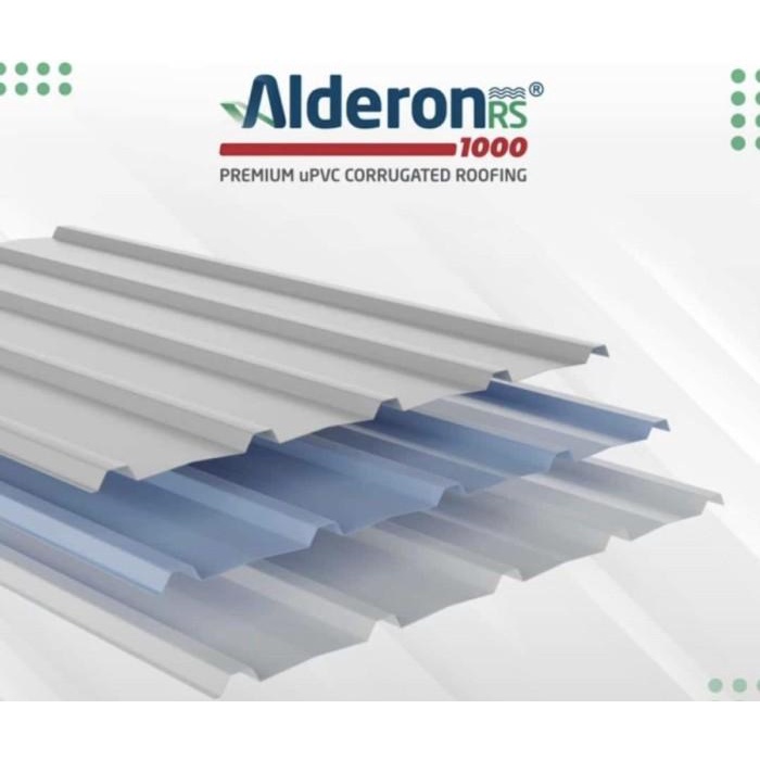 ALDERON RS 1000 - Atap uPVC Alderon Trimdeck Lebar 1 meter lb