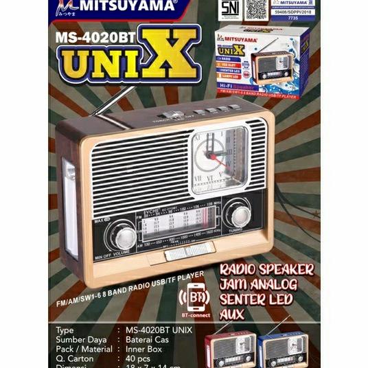 radio bluetooth MITSUYAMA MS 4020BT UNIX