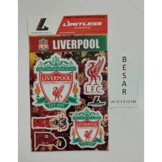 

stiker super clear bola Liverpool