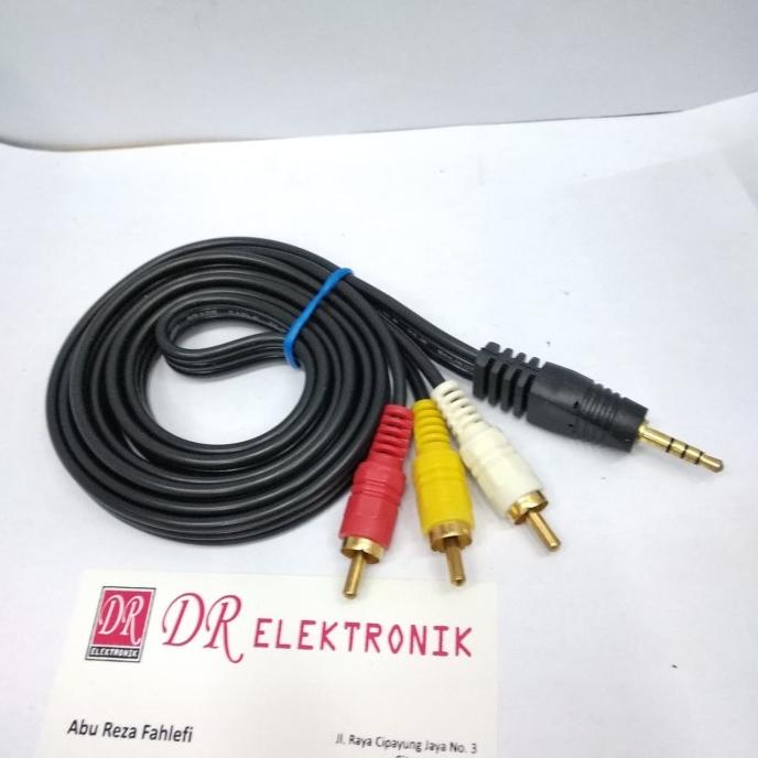 Diskon Jak Jack Kabel Audio Speaker Sound system Salon Salone RCA 3 ke 1 dre3 Segera Dapatkan