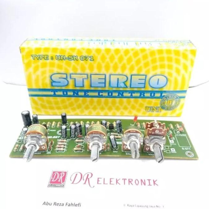 Baru Tone Tune Control 4 transistor Tun Kontrol Stereo UNI SK 071 dre3 Juara