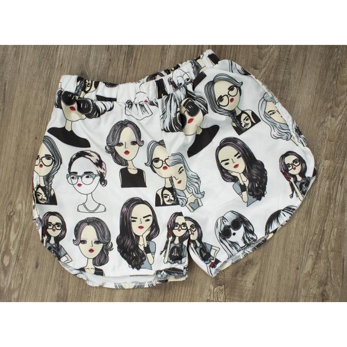 Risrus Mu Retro Celana Pendek Wanita Hot Pants Rayon Berkualitas