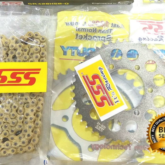 Gear Belakang Sss Vixion Dan Rantai Sss Hsbt Terlarisss