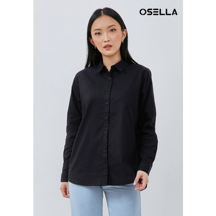 Osella - Kemeja Wanita Warna Hitam 2137300643