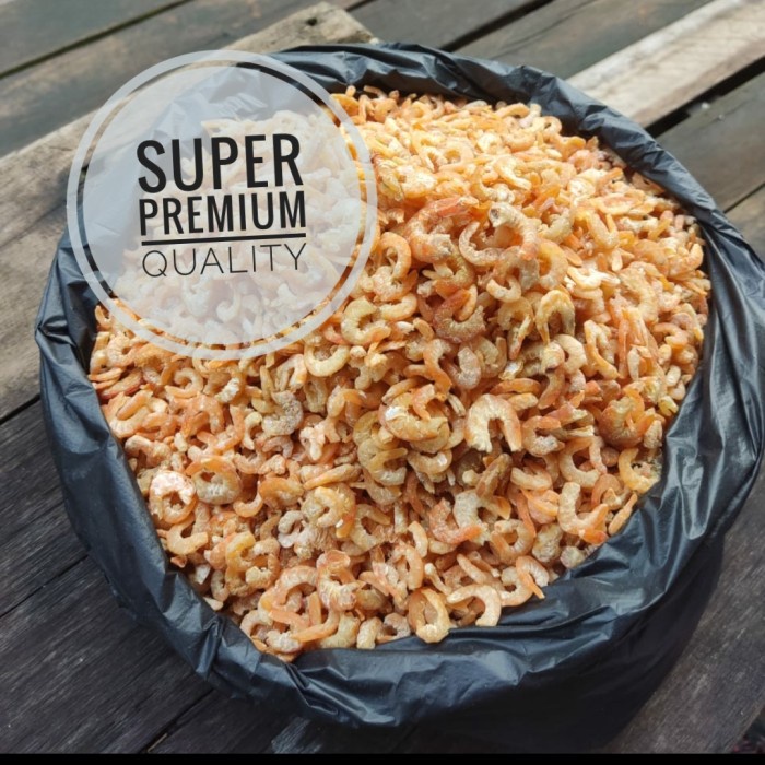 

Ebi udang kering merah (1kg) Grade A tanpa kulit - vakum 1 kg, SUPER premium
