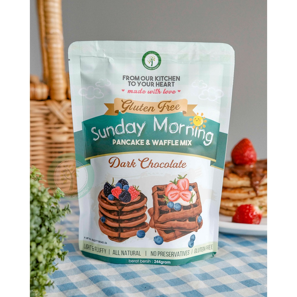 

Gluten Free Sunday Morning Pancake And Waffle X - Chocolate 244Gr