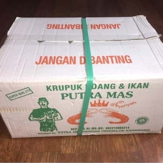 

Kerupuk - Kerupuk Udang Putramas Gd/Gondang 1Dus Isi 6Kg