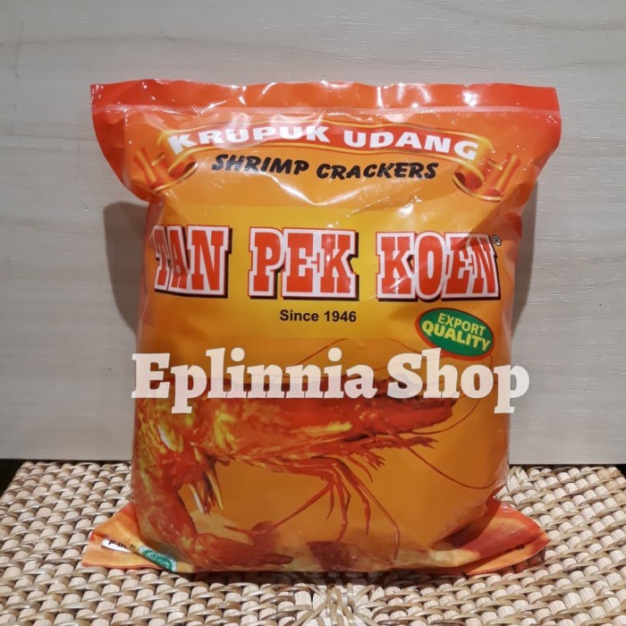 

Kerupuk - Tan Pek Koen Shrimp Crackers 500 Gr - Kerupuk Udang