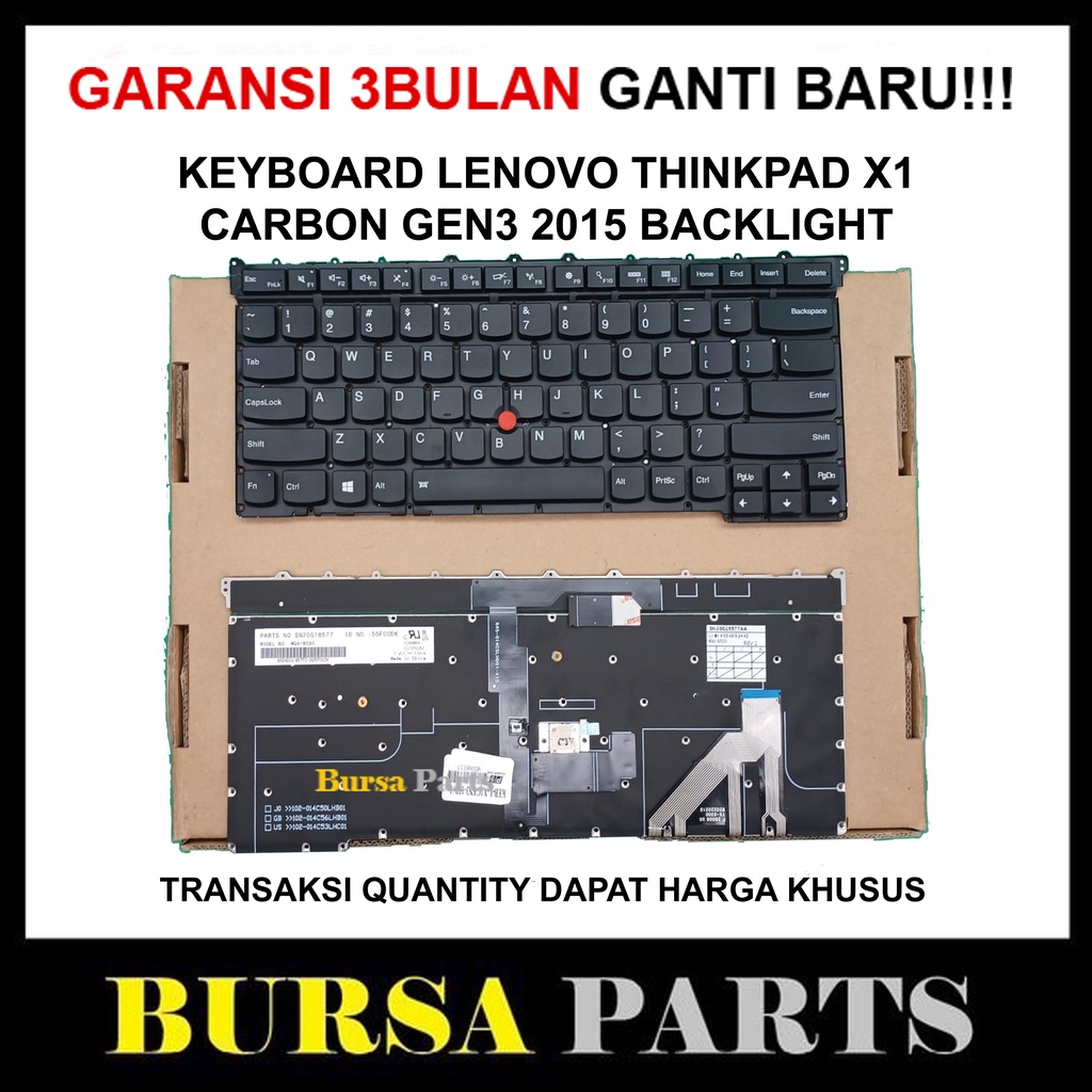 Keyboard Lenovo Thinkpad X1 Carbon GEN3 2015 Pointer Backlite