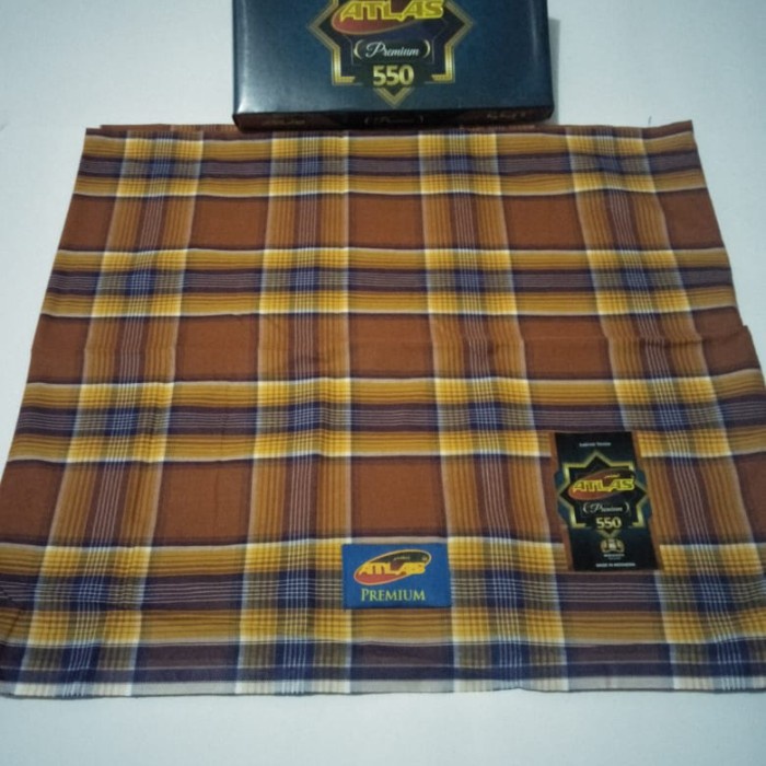 Grosir 5 Kodi (100 Pcs) Sarung Atlas Premium 550