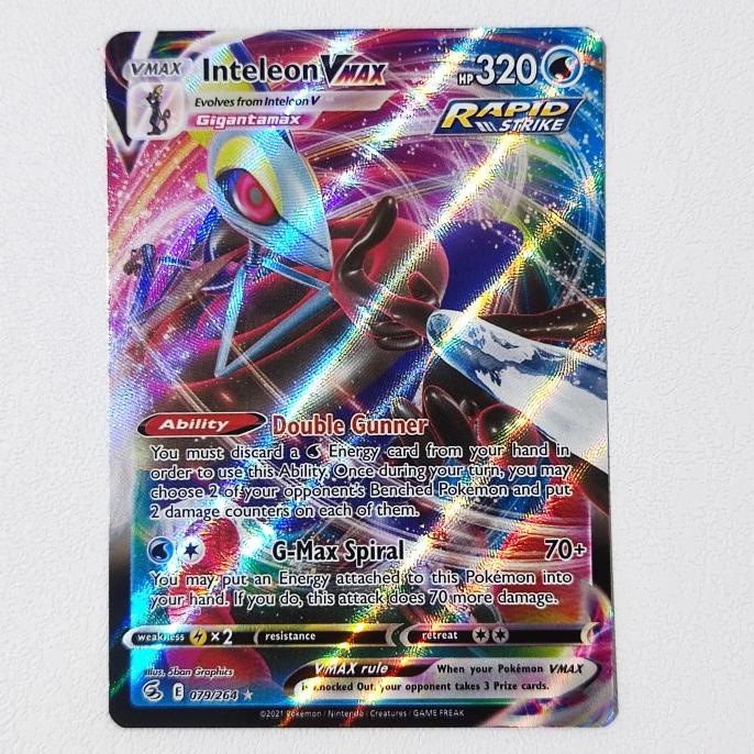 Inteleon VMAX 079/264 - Fusion Strike Pokemon Card English