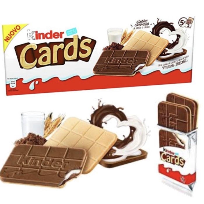 

Biskuit Wafer - Terjangkau Kinder Card Biscuits/ Wafer Biscuit Chocolate Kinder