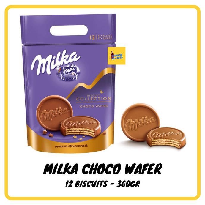 

Biskuit Wafer - Ori Milka Choco Wafer Milka Biscuit Collection Milka Chocolate Alpine