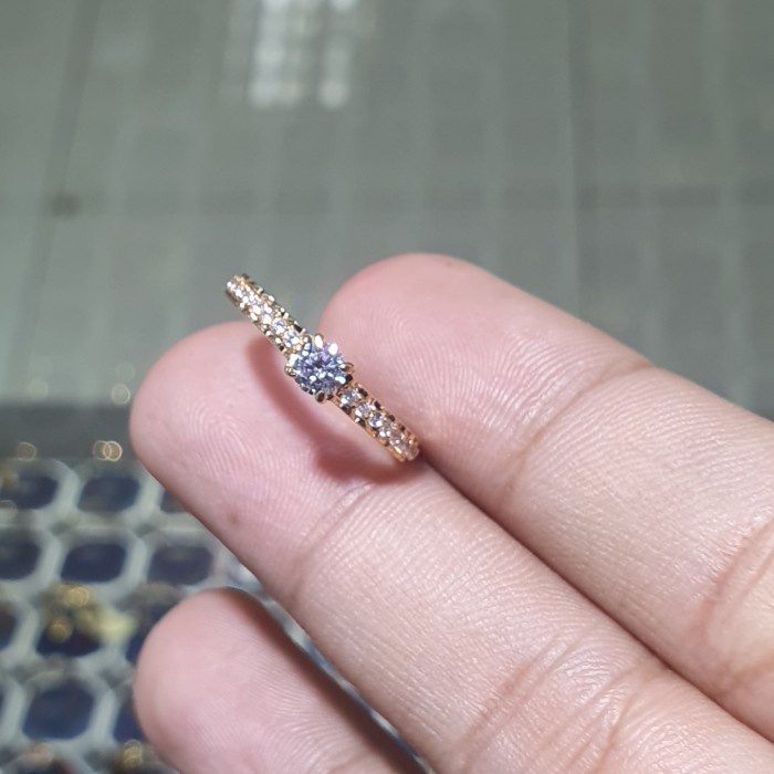 ✨Termurah Cincin Soliter Roxe Emas Terbatas