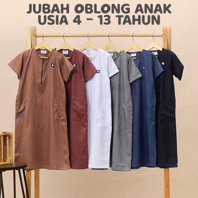 Jubah Anak Polos Jubah Anak Laki Laki Lengan Pendek Gamis Anak Laki