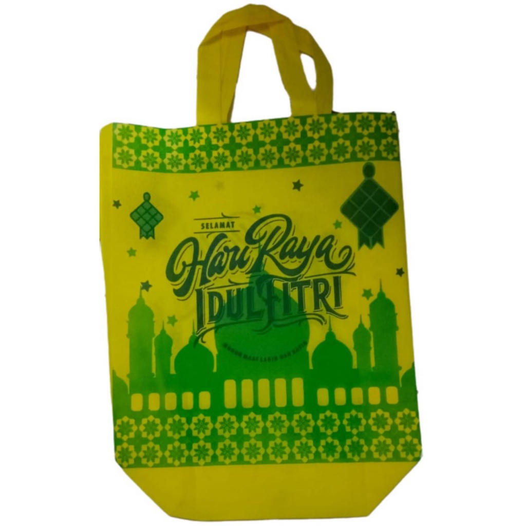 

12 Pcs Tas Spunbond Lebaran Box 35X46X12 ,Goodie Bag ,Tas Idul Fitri,Tas Souvenir Pernikahan,Goodie