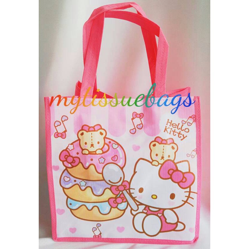 

12Pcs Tas Souvenir Ultah Hello Kitty/Kitty Goodiebag