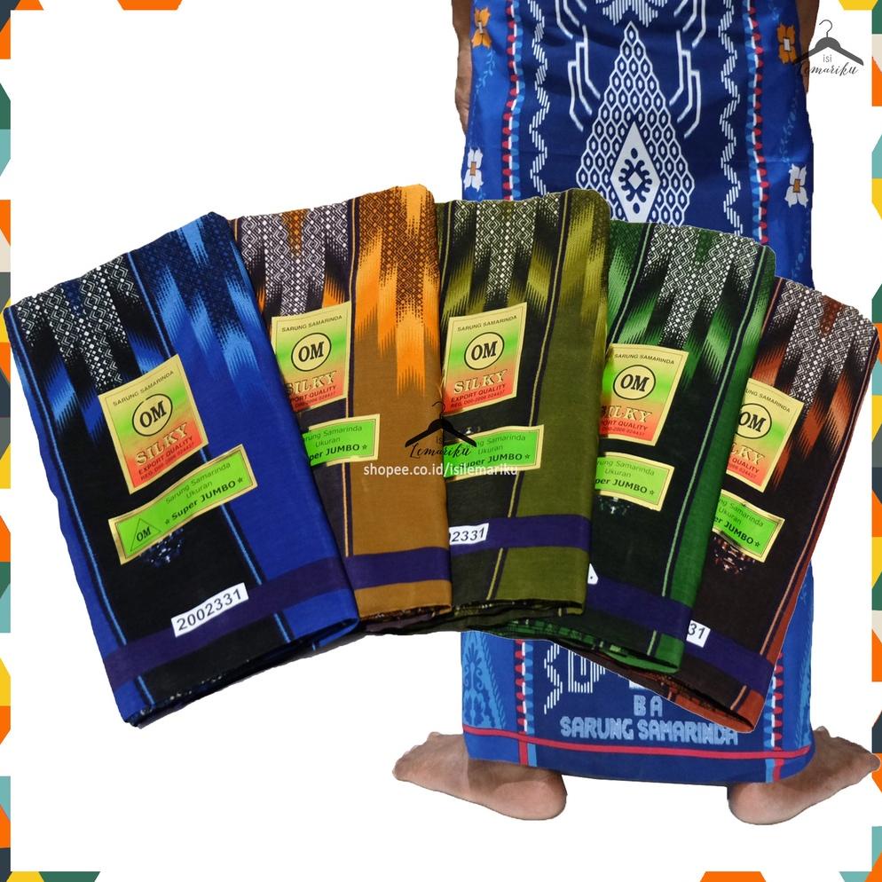 Sarung Laki Laki Samarinda OM Silky Dewasa Ukuran JUMBO