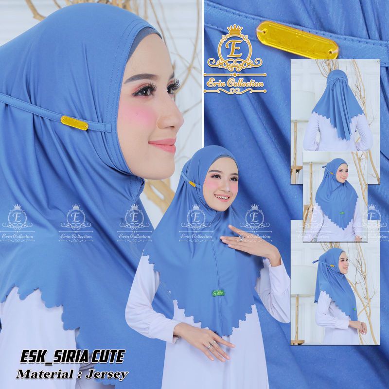 Jilbab Bergo Siria Lasercut Ori Erin Collection