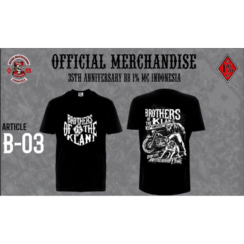 t shirt official merchindise anniversary bb1%mc b03