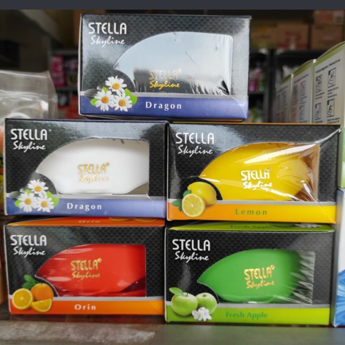 kode07 Stella skyline/parfum mobil aroma lemon,apel,orin dan dragon
