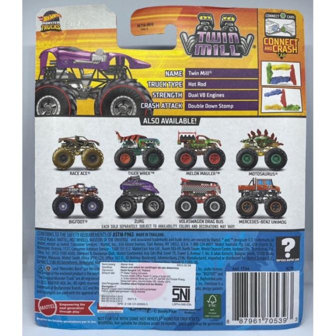 Hot Wheels Monster Trucks Twin Mill Treasure Hunt TH THS Chase Truck Terbaru
