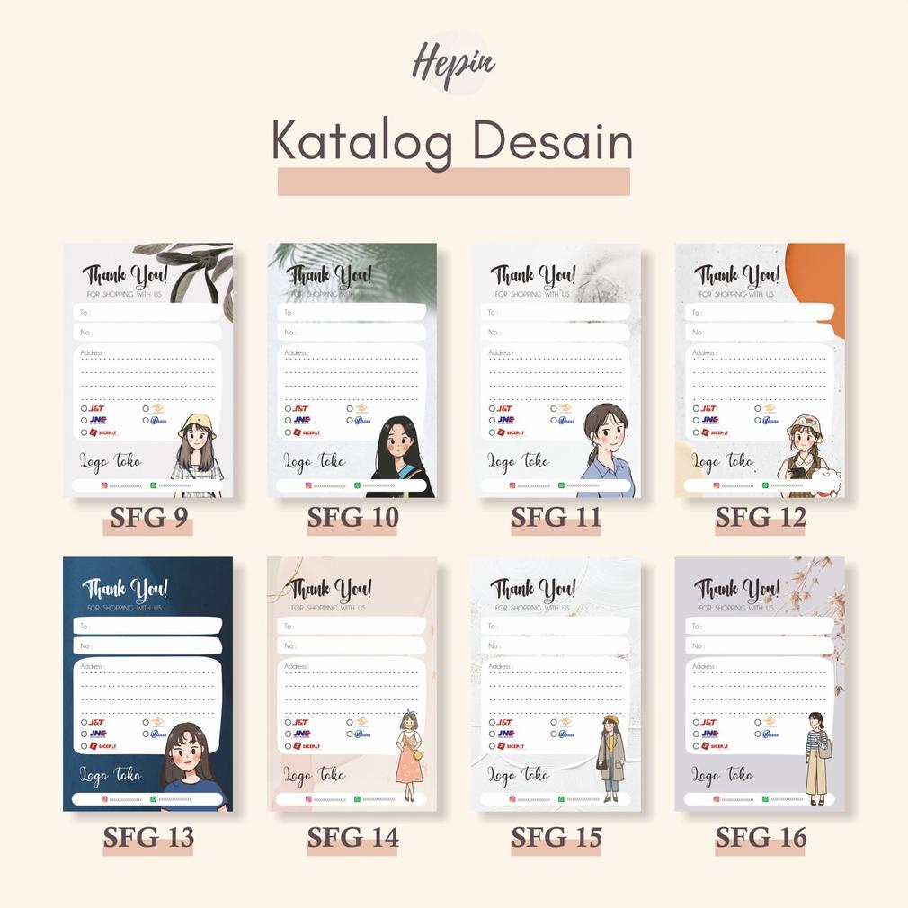 

stiker label pengiriman edisi FASHION GIRL/cetak stiker pengiriman murah/stiker label murah